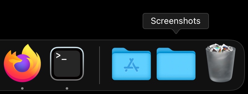 Next to "Applications" works well.