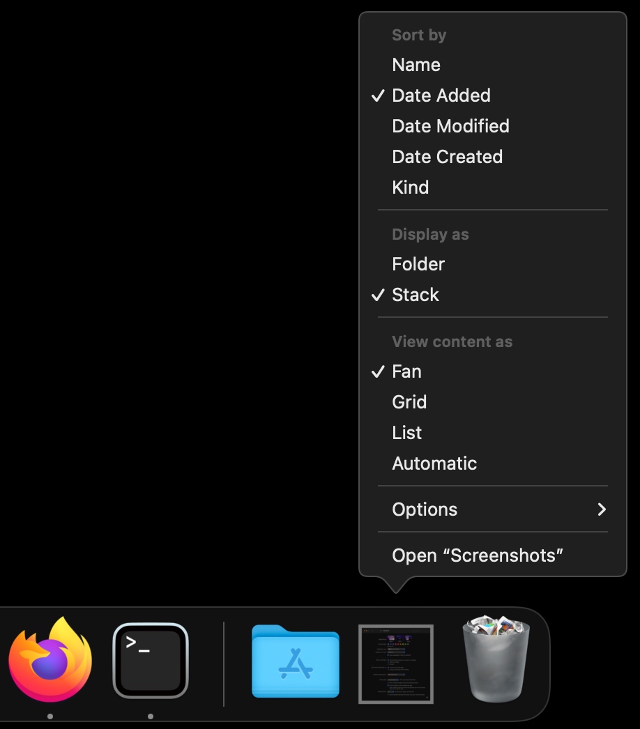 You might need to click "Date Added" twice.